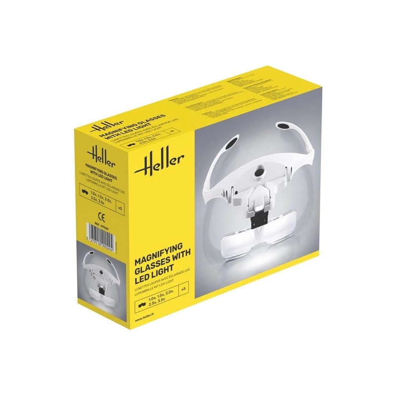 Lunettes loupes avec éclairage LED - Heller