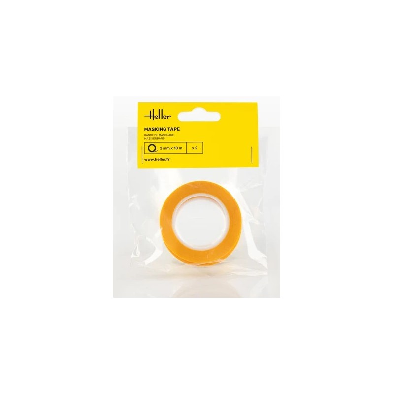 Bande de masquage, lot de deux (2 mm x 18 m) - Heller