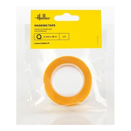 Bande de masquage, lot de deux (2 mm x 18 m) - Heller