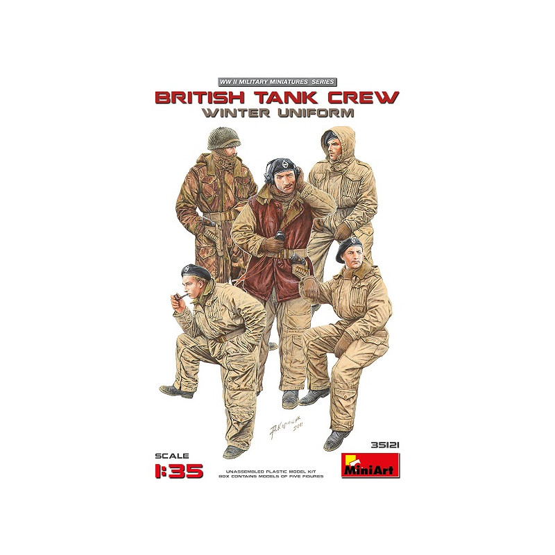 British Tank Crew Winter Uniform 1/35