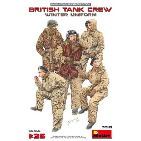 British Tank Crew Winter Uniform 1/35