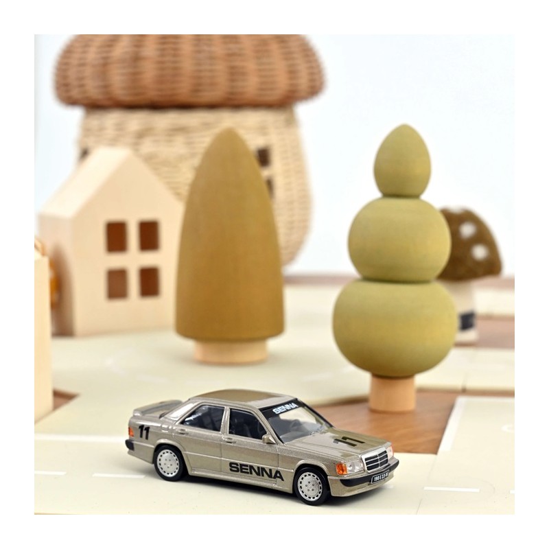 Mercedes Benz 190E 2.3 16 1984 Beige métallisé SENNA Jet-car 1/43 - Norev