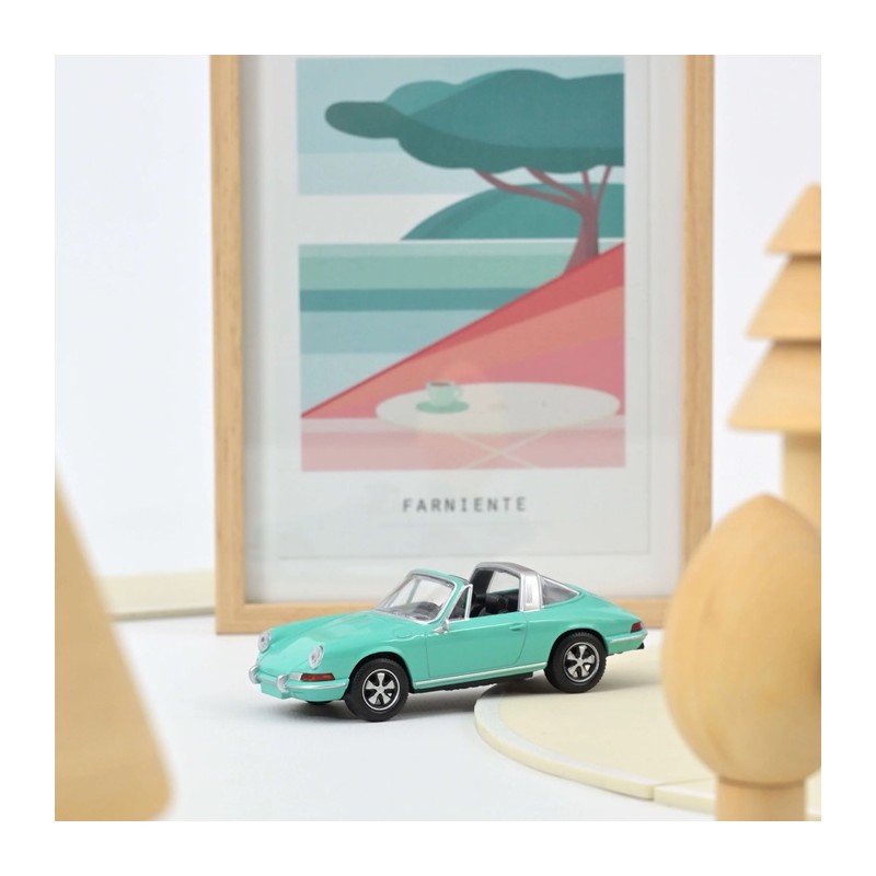 Porsche 911 Targa 1969 Vert menthe Jet-car 1/43 - Norev