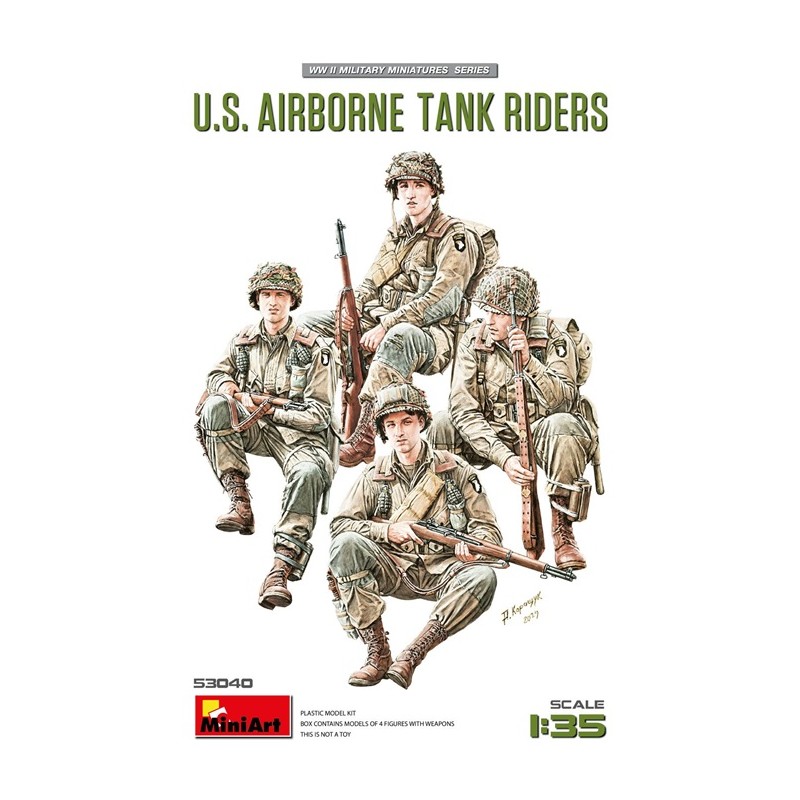 U.S. Airborne Tank Riders 1/35 - Miniart
