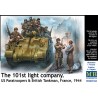 The 101st light company France US Paratroopers & British Tankman 1944 1/35 - MasterBox
