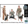 Dogs in Service in US Marine Corps 1/35 - MasterBox