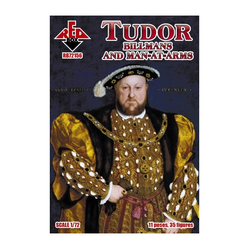 Tudor Billmen and Men-At-Arms 1/72 - RedBox