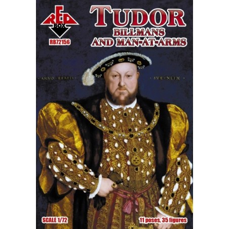 Tudor Billmen and Men-At-Arms 1/72 - RedBox