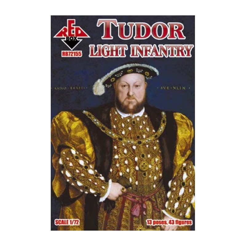 Tudor Light Infantry 1/72 - RedBox