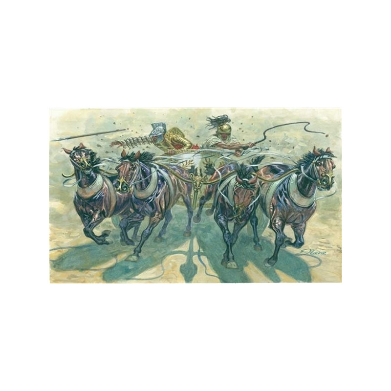 Gladiateurs et quadrige