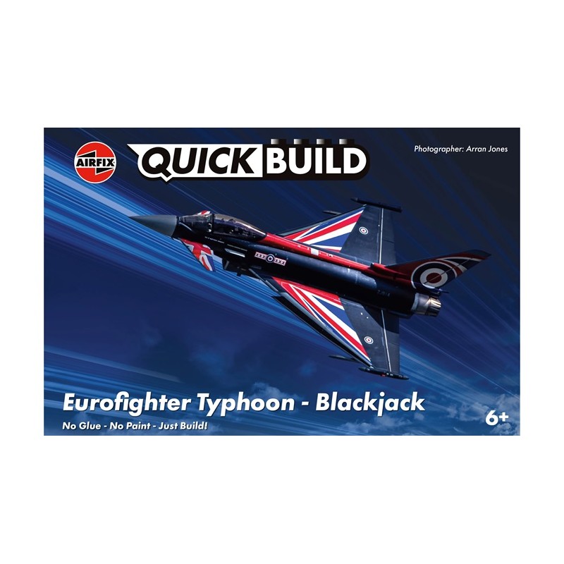 QUICKBUILD Eurofighter Typhoon - Blackjack - Airfix