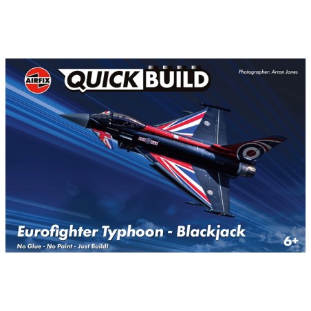 QUICKBUILD Eurofighter Typhoon - Blackjack - Airfix