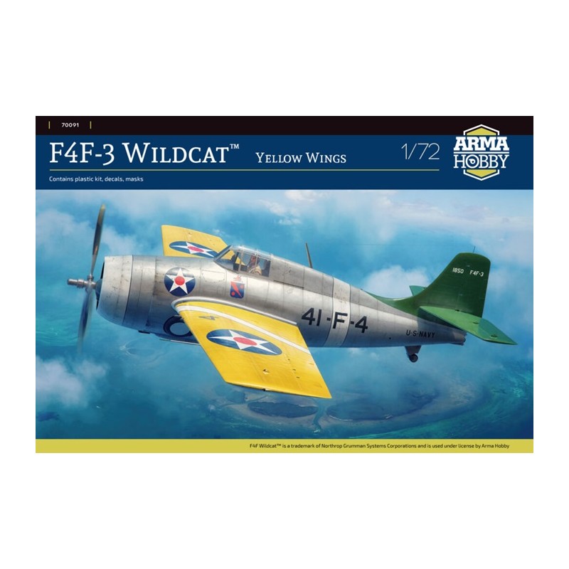 F4F-3 Wildcat™ "Yellow Wings" 1/72 - ArmaHobby