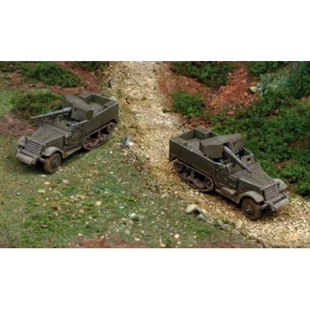 M3 76mm Gun Motor Carriage (x2) 1/72 - Italeri